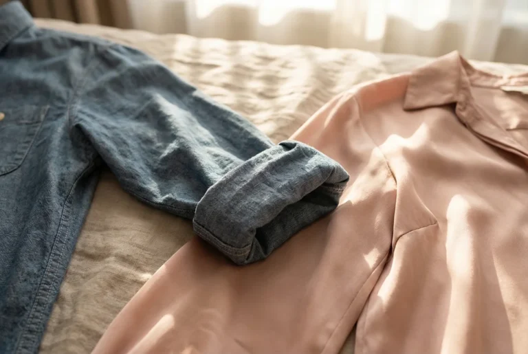 Two Fabrics — original feminisation fiction illustration